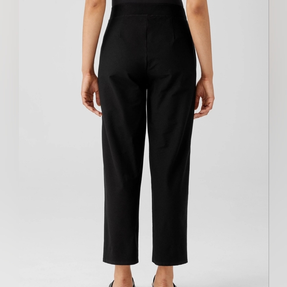 Eileen Fisher Washable wide leg Crepe Pant black size m - Picture 8 of 9